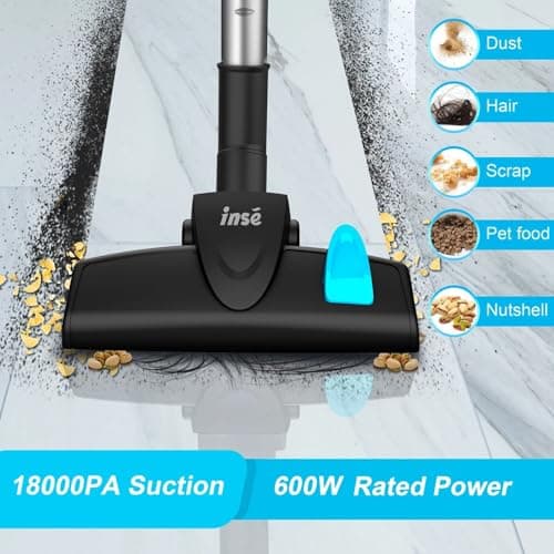 Powerful 18Kpa Suction Stick Vacuum Cleaner Blue