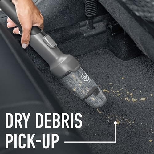 Hoover ONEPWR CleanSlate Cordless Portable Carpet & Upholstery Spot Cleaner Machine, Stain Remover, Auto and Car Detailer, BH14000V, Silver + Hoover CleanSlate 5-Piece Car Cleaning Tool Kitz