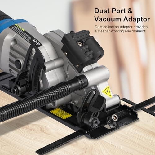 Mini Circular Saw, 4Amp 3500RPM And Battery Chainsaw 8 Inch with 2 batteries