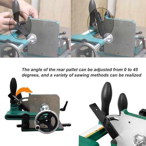 Woodworking Tenoning Jig Heavy Duty Tenoning Jig for Table Saws Dedicated Tenon Clamping Tool, Compatible with Most Table Saws