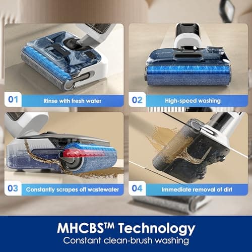 Tineco Floor ONE Stretch S6 Cordless Wet Dry Vacuum Cleaner&A20 Cordless Stick Vacuum Cleaner, Up to 40Min-Runtime 3 Modes for Multi-Level Messes