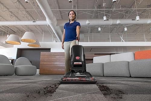 Hoover Commercial Bagged Task Vac Upright Vacuum, Black, CH54100V