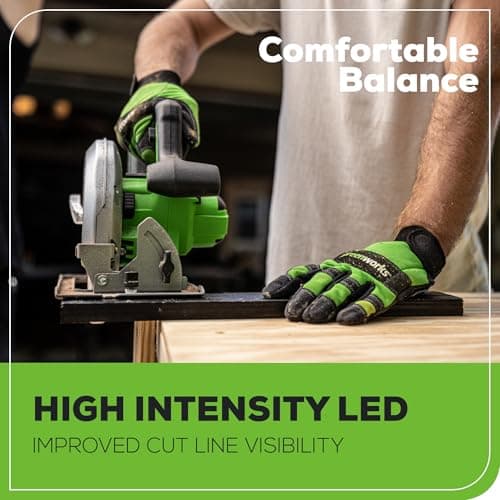 Greenworks 24V 7-1/4'' Circular Saw Brushless Cordless, with 4Ah Battery and 2A Charger