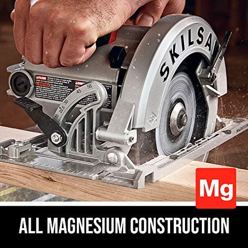 Skil 15 Amp 7-1/4 Inch Magnesium Left Blade Sidewinder Circular Saw Skilsaw - SPT67M8-01