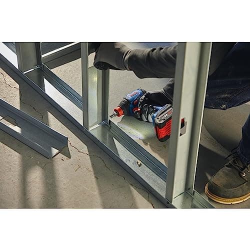 BOSCH GDX18V-1860CB15 18V Connected-Ready Two-In-One 1/4 In. and 1/2 In. Bit/Socket Impact Driver/Wrench Kit with (1) CORE18V 4 Ah Advanced Power Battery