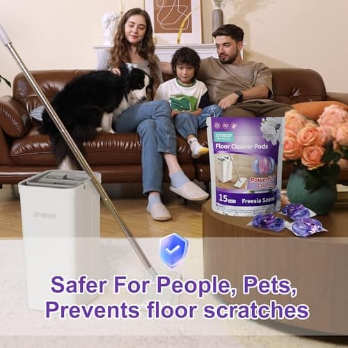 JOYMOOP Floor Cleaner for Mopping, 30 PCS Mopping Solution, Hardwood Floor Cleaner, Works Perfectly with Mop Bucket
