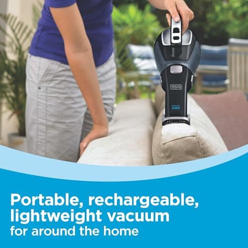 BLACK+DECKER dustbuster 20V Cordless Handheld Vacuum, Powerful Suction, Home and Car Vacuum (BDH2000L)