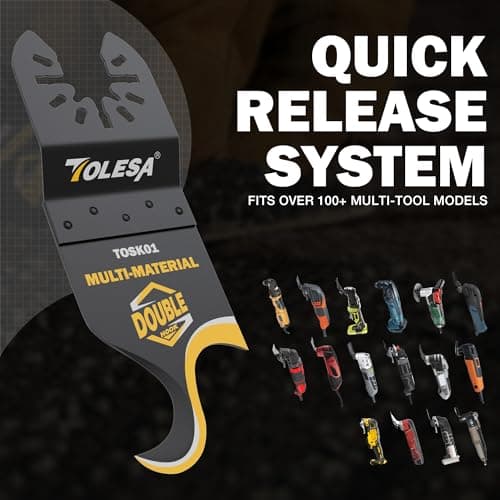 Oscillating Multi tool Hook Knife Blade, 5 PCS Multitool Saw Blades for Cutting Soft Materials Roofing Shingles, PVC Floor Carpet, Cardboard