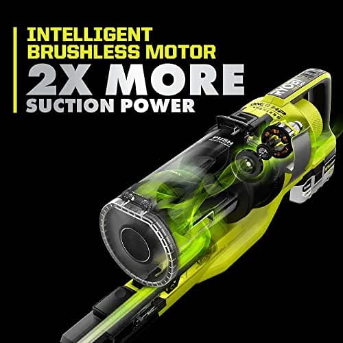 Pacroban ONE+ HP 18V Brushless Cordless Pet Stick Vacuum Cleaner Kit with 4.0 Ah HIGH Performance Battery and Charger