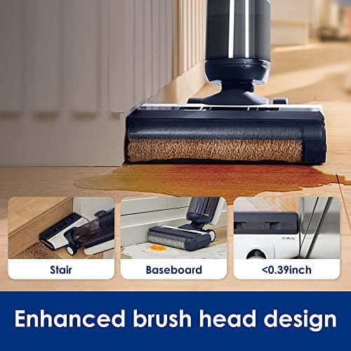 Tineco Floor ONE S5 Smart Cordless Wet Dry Vacuum Cleaner and Mop for Hard Floors & Carpet ONE Spot Essentials Smart Cordless Carpet and Upholstery Spot Cleaner