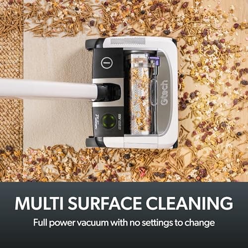 Gtech System Platinum Bundle Vacuum Cleaner Bundle - Includes The AirRam Platinum Upright and The Multi Platinum Handheld - Rechargeable 22V Lithium Ion Battery - Anti-Hair Wrap