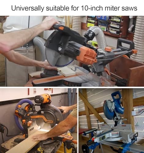 Miter Saw Dust Collection Hood, Dust Solution for Miter Saws Universal Dust Collector