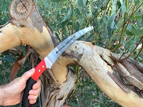 Corona Tools 13-Inch RazorTOOTH Pruning Saw | Tree Saw Designed for Single-Hand Use | Curved Blade Hand Saw | Cuts Branches up to 7" in Diameter | RS 7120
