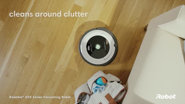 iRobot Roomba Vac Robot Vacuum (Q0120) - Easy to use, Power-Lifting Suction, Multi-Surface Cleaning, Smart Navigation Cleans in Neat Rows, Self-Charging, Alexa, 675
