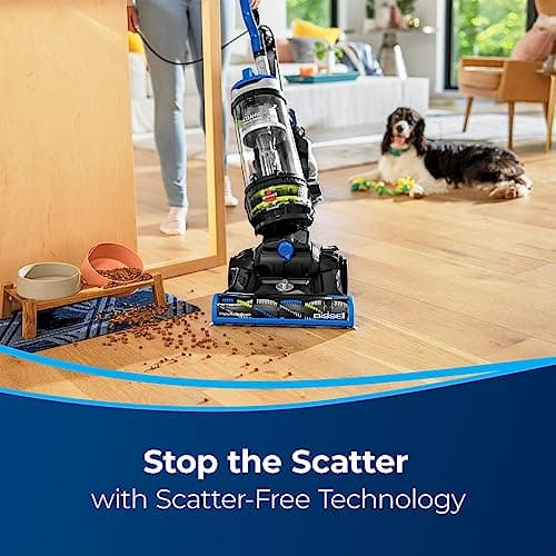 Bissell CleanView Swivel Rewind Pet Reach Vacuum Cleaner, with Quick Release Wand, Swivel Steering and Automatic Cord Rewind, 3197A (Color May Vary)