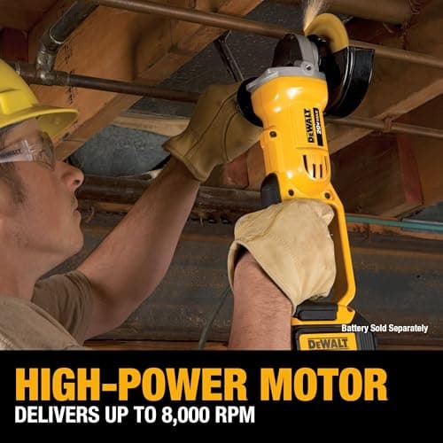 DEWALT 20V MAX 4-1/2 Inch Cordless Angle Grinder, Bare Tool Only (DCG412B)