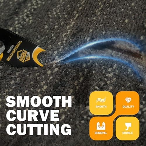 Oscillating Multi tool Hook Knife Blade, 5 PCS Multitool Saw Blades for Cutting Soft Materials Roofing Shingles, PVC Floor Carpet, Cardboard