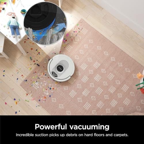 Shark AI Ultra Voice Control Robot Vacuum with Matrix Clean Navigation, Home Mapping, 60-Day Capacity, XL Self-Empty Base for Homes with Pets, Carpet & Hard Floors