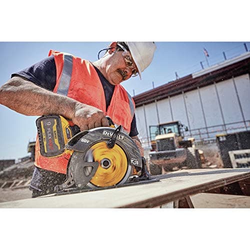 DEWALT FLEXVOLT 60V MAX* Circular Saw with Brake Kit, 7-1/4-Inch (DCS578X1)