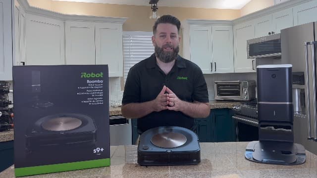 iRobot Roomba s9+ Self Emptying Robot Vacuum - Self-Empty for 60 Days, Detects & Cleans Around Objects in Your Home, Smart Mapping, Powerful Suction, Corner & Edge Cleaning