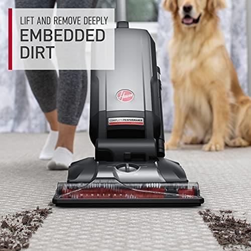 Hoover Complete Performance Advanced Pet Kit Corded Vacuum Cleaner, Bagged Vacuum Cleaner, Traps 99% of Dust Matter, Wide Cleaning Path, Includes 2-in-1 Pet Tool, Powerful Vacuum Cleaners for Home Use