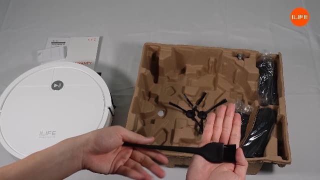 ILIFE V2 Robot Vacuum Cleaner, Tangle-Free Suction, 120 Mins Runtime, Slim, Self-Charging Robotic Vacuum Cleaner, Ideal for Pet Hair and Hard Floors