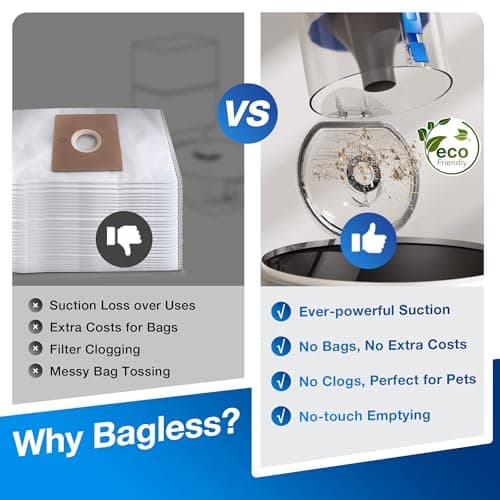 ECOVACS DEEBOT N20 Plus Robot Vacuum and Mop,with Bagless Self Emptying Station,8000Pa Powerful Suction,Anti-Tangle Technology,45-Day Capacity,300 Minutes Runtime,Perfect for Pet Hair