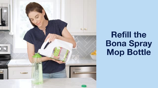 Bona Multi-Surface Floor Cleaner Refill - 128 fl oz - Unscented - Refill for Bona Spray Mops and Spray Bottles - Residue-Free Floor Cleaning Solution for Stone, Tile, Laminate, and Vinyl Floors
