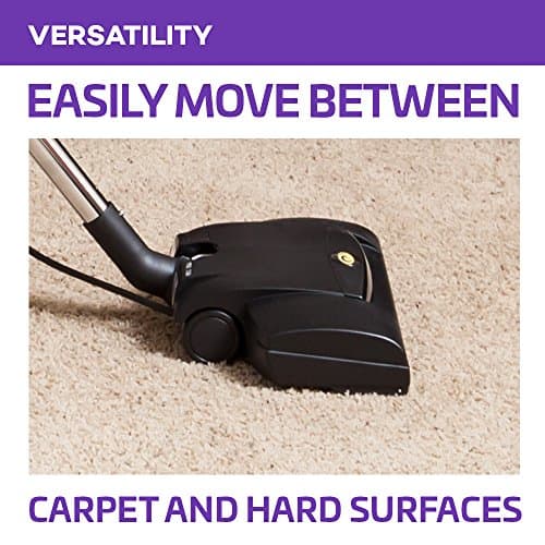 ProTeam ProVac FS 6 Commercial Backpack Vacuum with Power Nozzle Tool Kit, 6 Quart, Gray