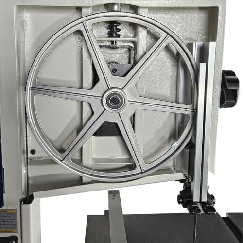 Rikon Power Tools 10-310 10" Bandsaw with Cast Iron Table, Steel Stand, Rip Fence, Quick-Release Tension & 4-5/8" Resaw Capacity