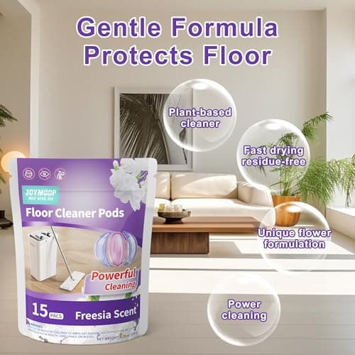 JOYMOOP Floor Cleaner for Mopping, 30 PCS Mopping Solution, Hardwood Floor Cleaner, Works Perfectly with Mop Bucket