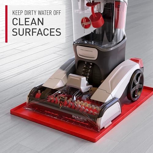 Hoover Dual Spin Pet+ Upright Carpet Cleaner Machine, Carpet Shampooer Machine for Home and Pets, Includes Storage Mat, Pair with a Hoover Carpet Cleaner Solution for a Bright, Refreshed Home