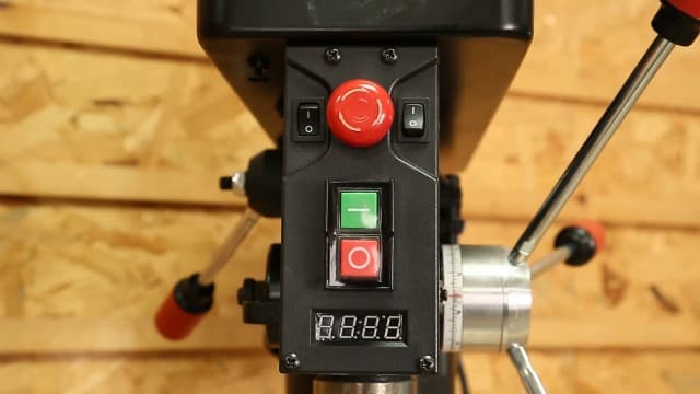 BUCKTOOL 12 INCH 6.2A Professional Bench Drill Press, 3/4HP Powerful Benchtop Drill Press, Variable Speed Drill Press with IIIA Laser and Work Light