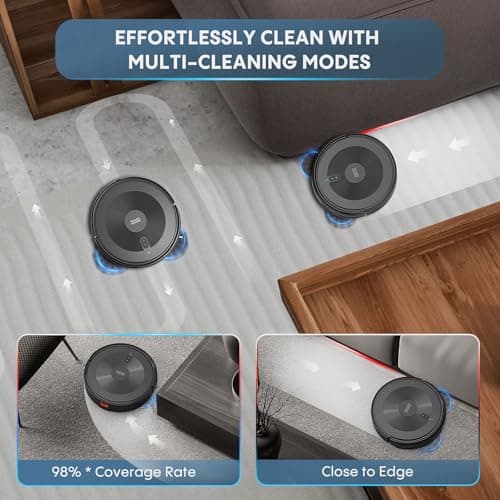 Robot Vacuum and Mop: 2-in-1 Robot Vacuum Cleaner 3000Pa Strong Suction & Tangle-Free & Alexa/APP Control & Self-Charging, Schedule Cleaning Robotic Vacuum for Pet Hair, Hard Floor, Carpet