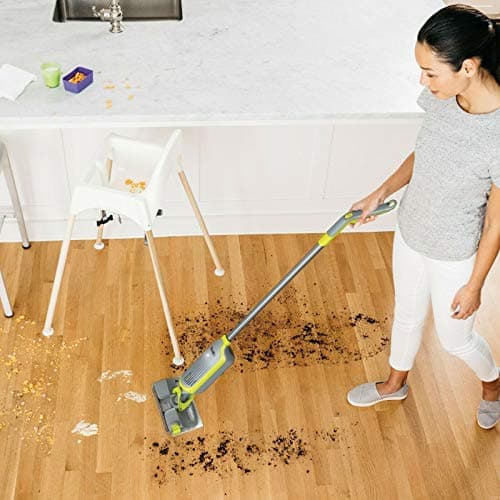 Shark VM200 VACMOP Pro Cordless Hard Floor Vacuum Mop with Disposable Pad, Charcoal Gray -(Renewed)-12oz vacmop Multi-Surface Cleaner not Included