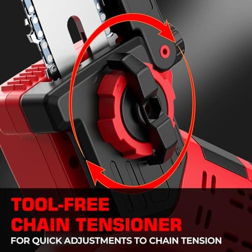 Mini Chainsaw for Milwaukee M18 Battery, Auto-Oiler, 8-Inch and 6-Inch 2-IN-1 Brushless Cordless Pruning Chainsaw, Battery Powered Mini Chainsaw for Wood Cutting, Tree Trimming (only tool)