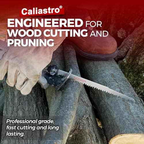 9-Inch Wood Pruning Saw Blades for Reciprocating/Sawzall Saws - 5 Pack - Caliastro