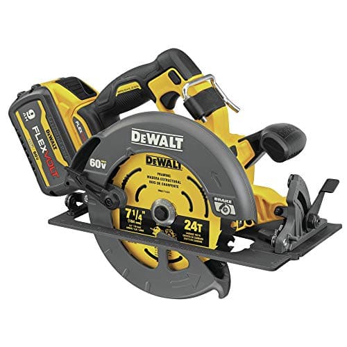 DEWALT FLEXVOLT 60V MAX* Circular Saw with Brake Kit, 7-1/4-Inch (DCS578X1)