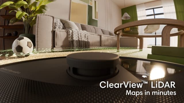 iRobot Roomba Plus 405 Combo Robot Vacuum with AutoWash Dock, 70x Suction, DualClean Mop, and ClearView LiDAR Mapping (Black)