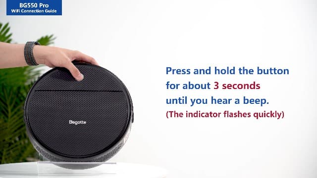Bagotte Robot Vacuum and Mop, BG550Pro Robotic Vaccum with 550ml Large Dust Bin, Zigzag Efficient Navigation, 2.75'' Slim Design, Automatic Robotic Vacuum Cleaner for Pet Hair, Hard Floor, Carpet