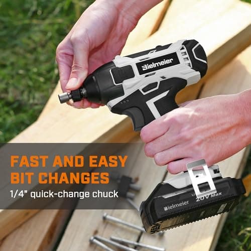 20V Cordless Drill Sets Combo Kit,3/8” Drill and 1/4” Impact Driver Set Perfect for Home Repair,with LED Light,33-Piece Drill Bit Set & Bag,Charger, Battery Pack,And Carrying Bag