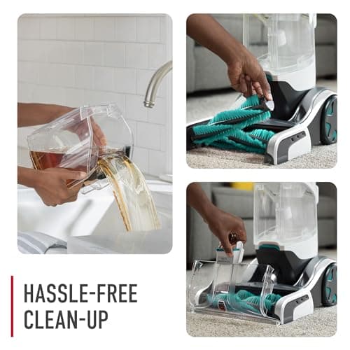 Hoover Smartwash Automatic Carpet Cleaner Machine, FH52000, Turquoise
