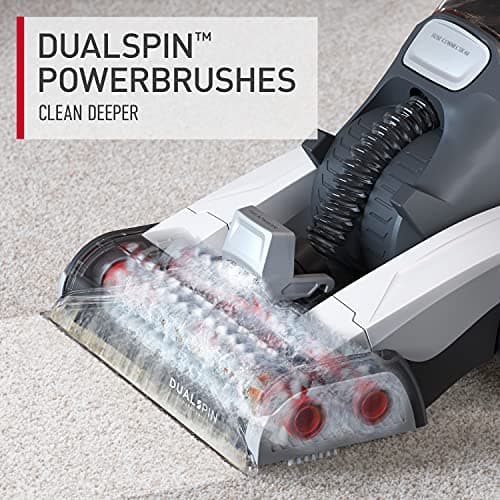 Hoover Dual Spin Pet+ Upright Carpet Cleaner Machine, Carpet Shampooer Machine for Home and Pets, Includes Storage Mat, Pair with a Hoover Carpet Cleaner Solution for a Bright, Refreshed Home