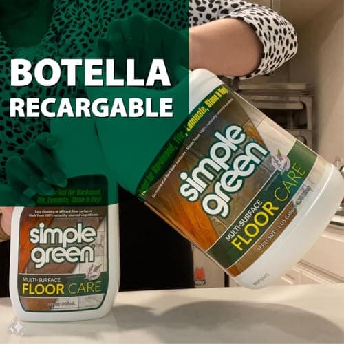 Simple Green Multi-Surface Floor Care - Cleans Hardwood, Vinyl, Laminate, Tile, Concrete and Other Wood - pH Neutral Floor Cleaner 1Gal
