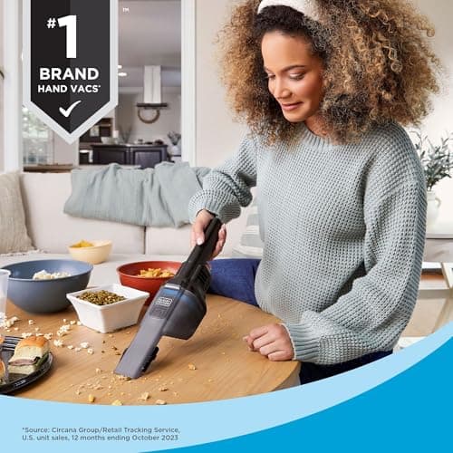 BLACK+DECKER dustbuster Blast Cordless Handheld Vacuum, Home and Car Vacuum (HNVD220J00)