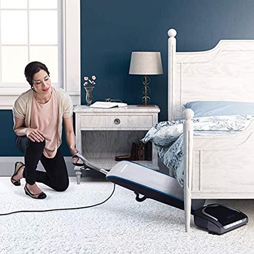 Oreck HEPA Swivel Upright Vacuum Cleaner, Lightweight Bagged Upright Vac, HEPA Media Filtration, Traps Debris and Locks in Dirt, Swivel Steering, Corded Vacuum Cleaners for Home Use