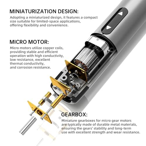 Electric Screwdriver Set, Precision Screwdriver Set, Magnetic Drill Bit, Magnetic Storage, Mini Precision Electric Screwdriver Repair Kit for PC RC Electronics