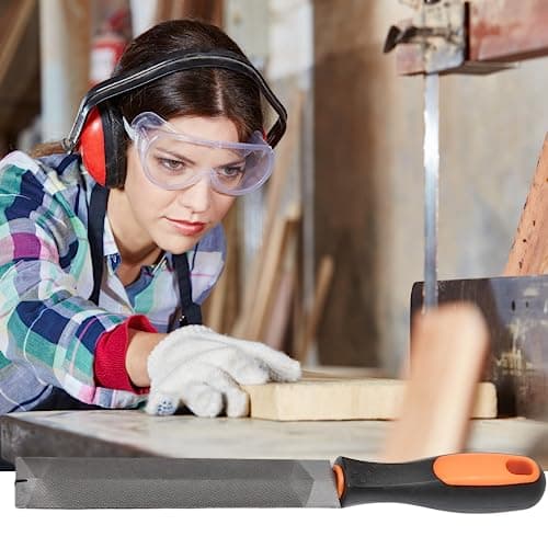 Hand Saw Sharpening Tool Feather Shaped Taper Files Tool Sharpener for Professionals File for Hand Saws Pruning Mill Taper