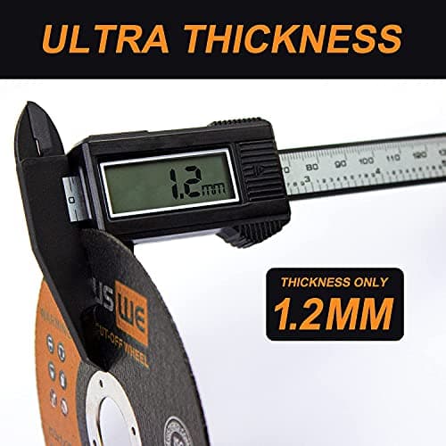 Cut Off Wheels 52 Pack,4 1/2 Inch,0.45 USD/Pack,Metal and Stainless Steel Cutting Wheel for Angle Grinder,Ultra Thin Cut-Off Wheel Cutting Disc (52 PCS 4-1/2 x .045 x 7/8 inch Cut Off Wheels)