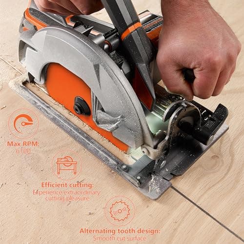 LOONPON 4.5inch HSS Saw Blade 3Pcs,72T Cutting Disc with 7/8 Inch Arbor for Wood Plastic PVC Soft-Metals Cutting